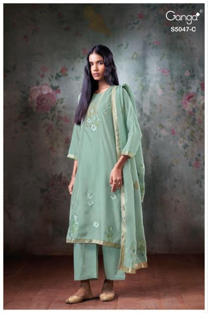 Ganga ishvanshi 5047 rajasthani dress materials wholesale
